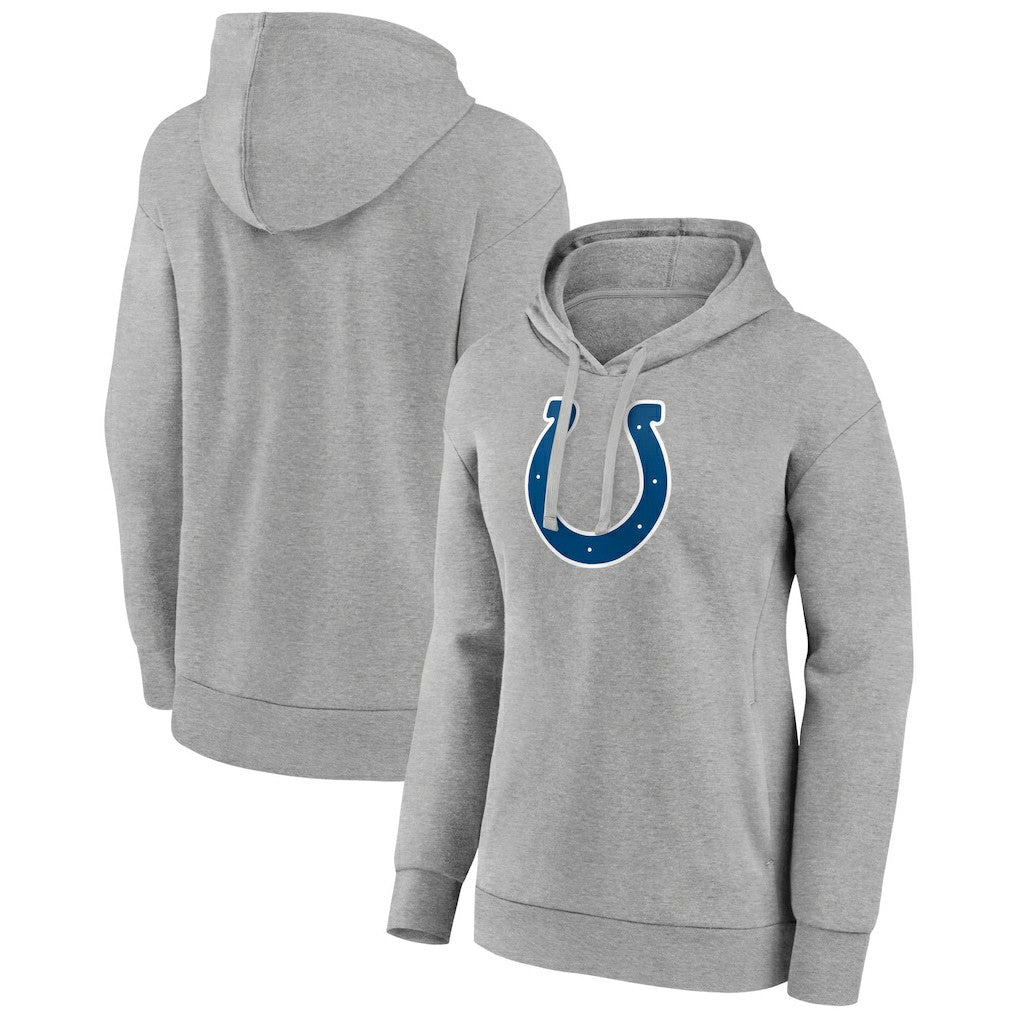 Indianapolis Colts Women's Primary Logo Pullover Hoodie - Gray online