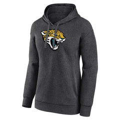 Jacksonville Jaguars Women's Primary Logo Pullover Hoodie - Charcoal for sale