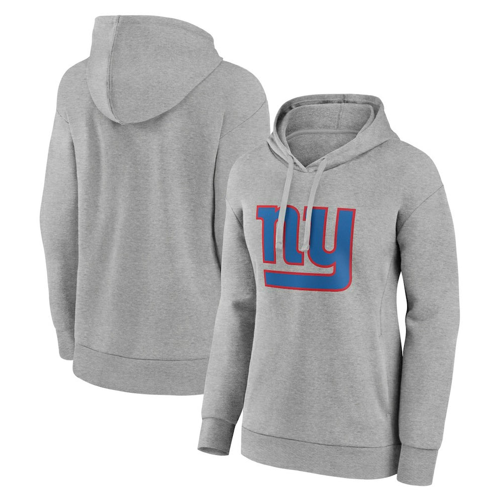New York Giants Women's Primary Logo Pullover Hoodie - Gray for sale