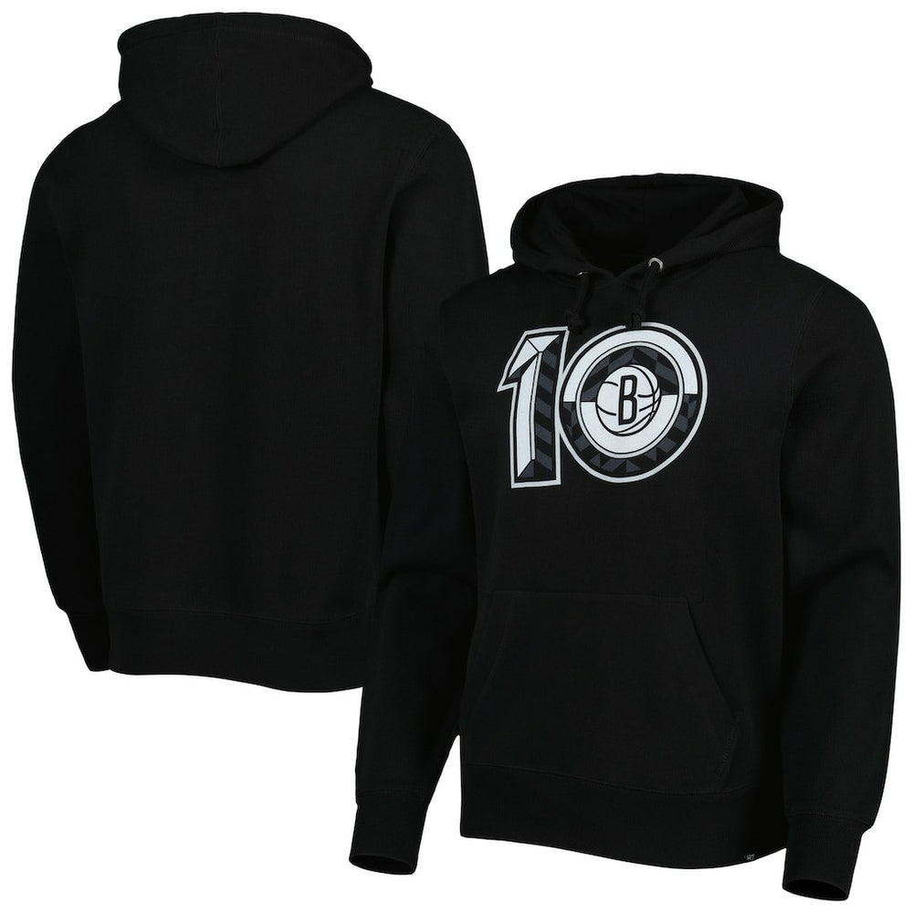 Brooklyn Nets '47 10th Anniversary Headline Pullover Hoodie - Black for sale