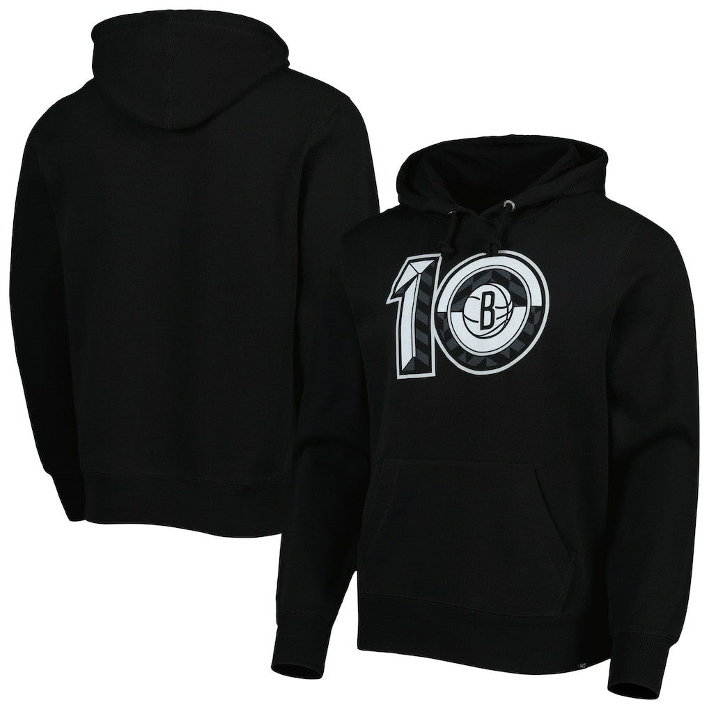 Brooklyn Nets '47 10th Anniversary Headline Pullover Hoodie - Black for sale