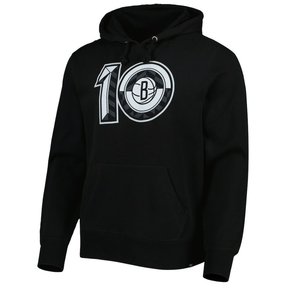 Brooklyn Nets '47 10th Anniversary Headline Pullover Hoodie - Black for sale
