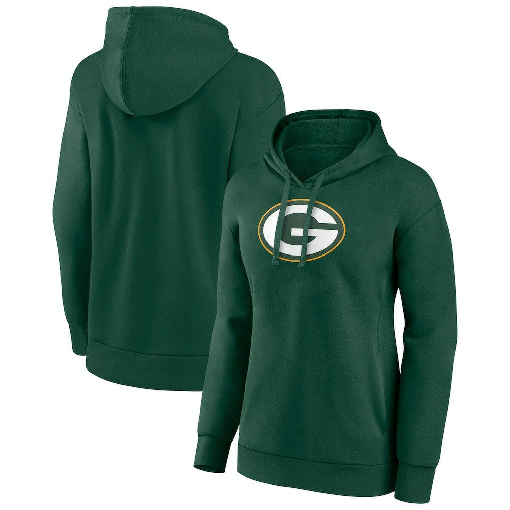 Green Bay Packers Women's Primary Logo Pullover Hoodie - Green online