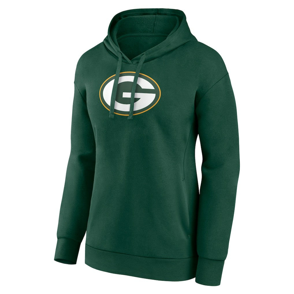 Green Bay Packers Women's Primary Logo Pullover Hoodie - Green online