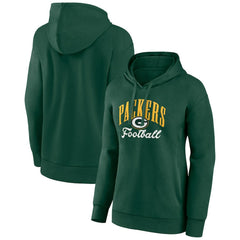 Green Bay Packers Women's Victory Script Pullover Hoodie - Green on sale