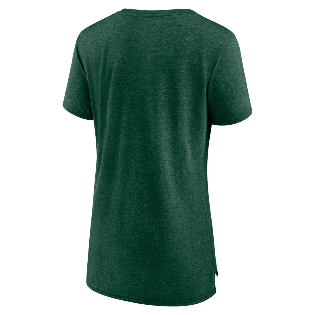 Green Bay Packers Women's Throwback Team Logo Tri-Blend T-Shirt - Heather Green cheap