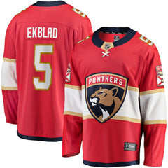 Aaron Ekblad Florida Panthers Fanatics Home Team Breakaway Player Jersey - Red Jerseys