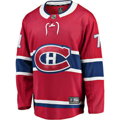 Jake Evans Montreal Canadiens Fanatics Home Breakaway Player Jersey - Red Jerseys