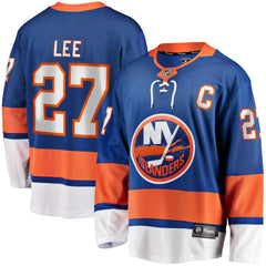 Anders Lee New York Islanders Fanatics Home Captain Patch Breakaway Player Jersey - Royal Jerseys