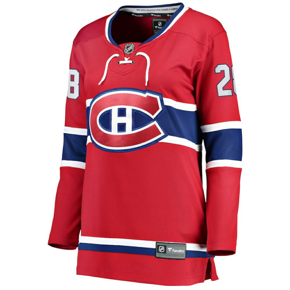 Christian Dvorak Montreal Canadiens Fanatics Women's Home Breakaway Player Jersey - Red Jerseys