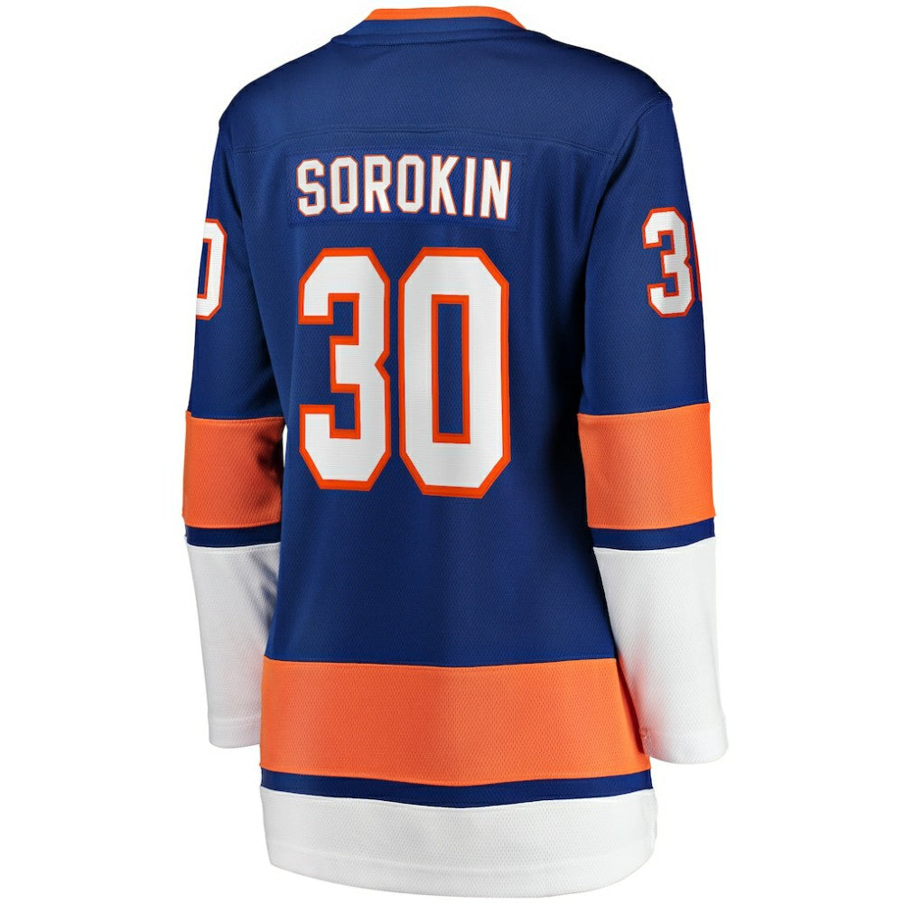 Ilya Sorokin New York Islanders Fanatics Women's Home Breakaway Player Jersey - Royal Jerseys