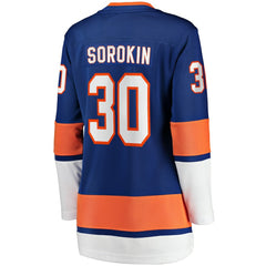 Ilya Sorokin New York Islanders Fanatics Women's Home Breakaway Player Jersey - Royal Jerseys