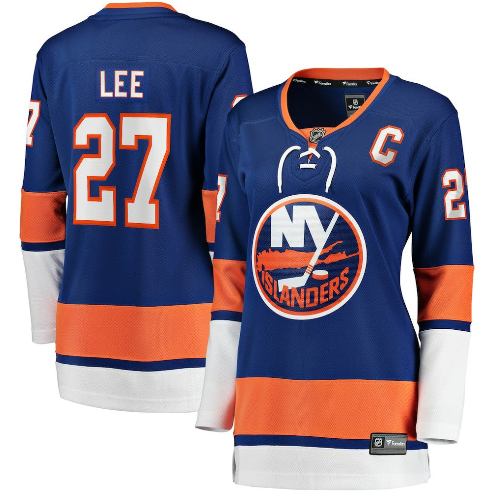 Anders Lee New York Islanders Fanatics Women's Home Captain Patch Breakaway Player Jersey - Royal Jerseys