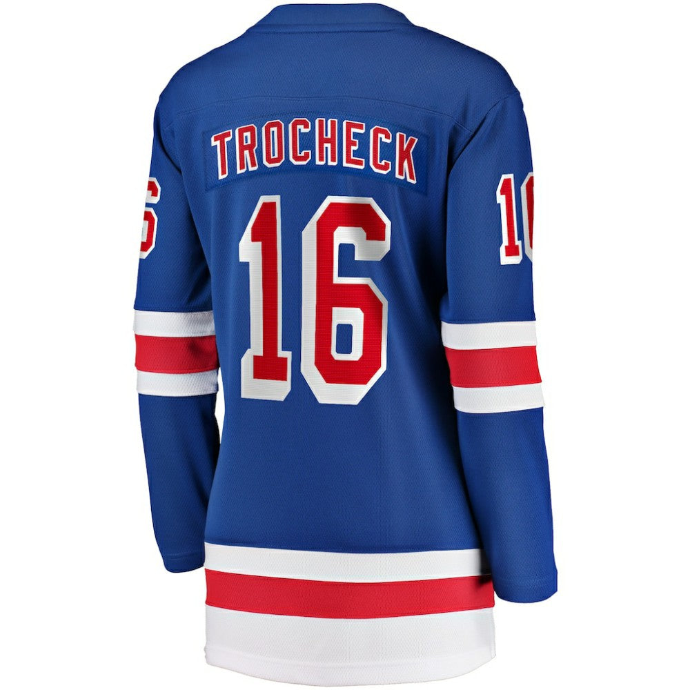 Vincent Trocheck New York Rangers Fanatics Women's Home Breakaway Player Jersey - Blue Jerseys