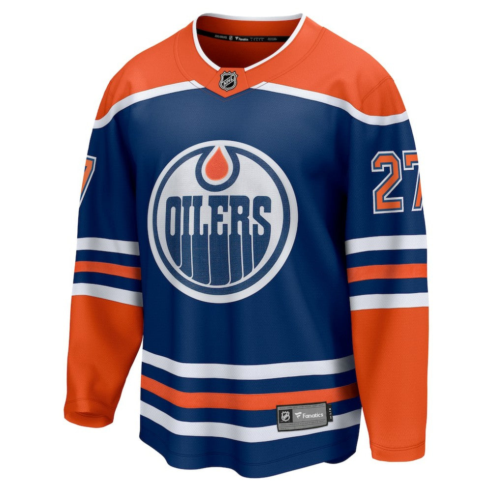 Brett Kulak Edmonton Oilers Fanatics Home Breakaway Player Jersey - Royal Jerseys
