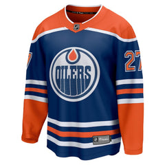 Brett Kulak Edmonton Oilers Fanatics Home Breakaway Player Jersey - Royal Jerseys