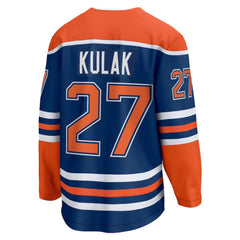 Brett Kulak Edmonton Oilers Fanatics Home Breakaway Player Jersey - Royal Jerseys