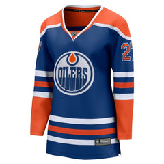 Brett Kulak Edmonton Oilers Fanatics Women's Home Breakaway Player Jersey - Royal Jerseys