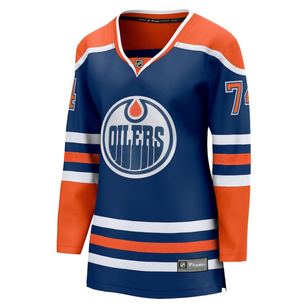 Stuart Skinner Edmonton Oilers Fanatics Women's Home Breakaway Player Jersey - Royal Jerseys
