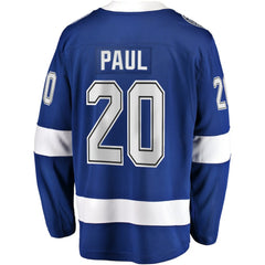 Nicholas Paul Tampa Bay Lightning Fanatics Home Breakaway Player Jersey - Blue Jerseys