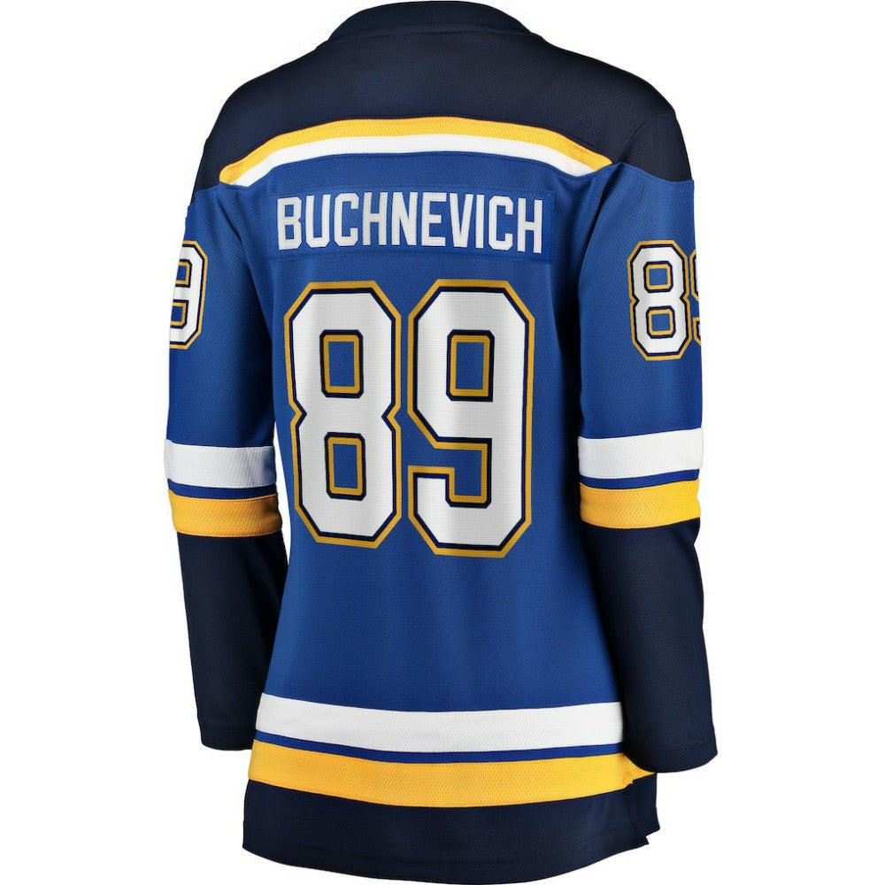 Pavel Buchnevich St. Louis Blues Fanatics Women's Home Breakaway Player Jersey - Blue Jerseys