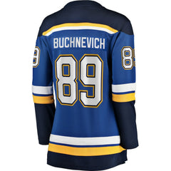 Pavel Buchnevich St. Louis Blues Fanatics Women's Home Breakaway Player Jersey - Blue Jerseys