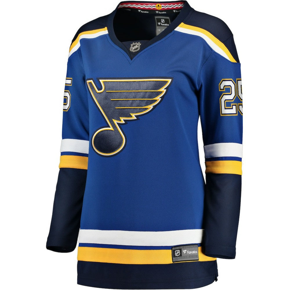 Jordan Kyrou St. Louis Blues Fanatics Women's Home Breakaway Player Jersey - Blue Jerseys