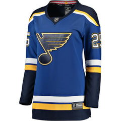 Jordan Kyrou St. Louis Blues Fanatics Women's Home Breakaway Player Jersey - Blue Jerseys