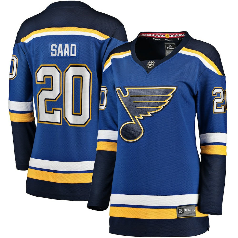 Brandon Saad St. Louis Blues Fanatics Women's Home Breakaway Player Jersey - Blue Jerseys