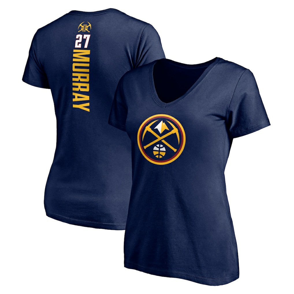 Jamal Murray Denver Nuggets Women's Playmaker Name & Number V-Neck T-Shirt sale - Navy cheap