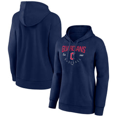 Cleveland Guardians Women's Live For It Pullover Hoodie Navy