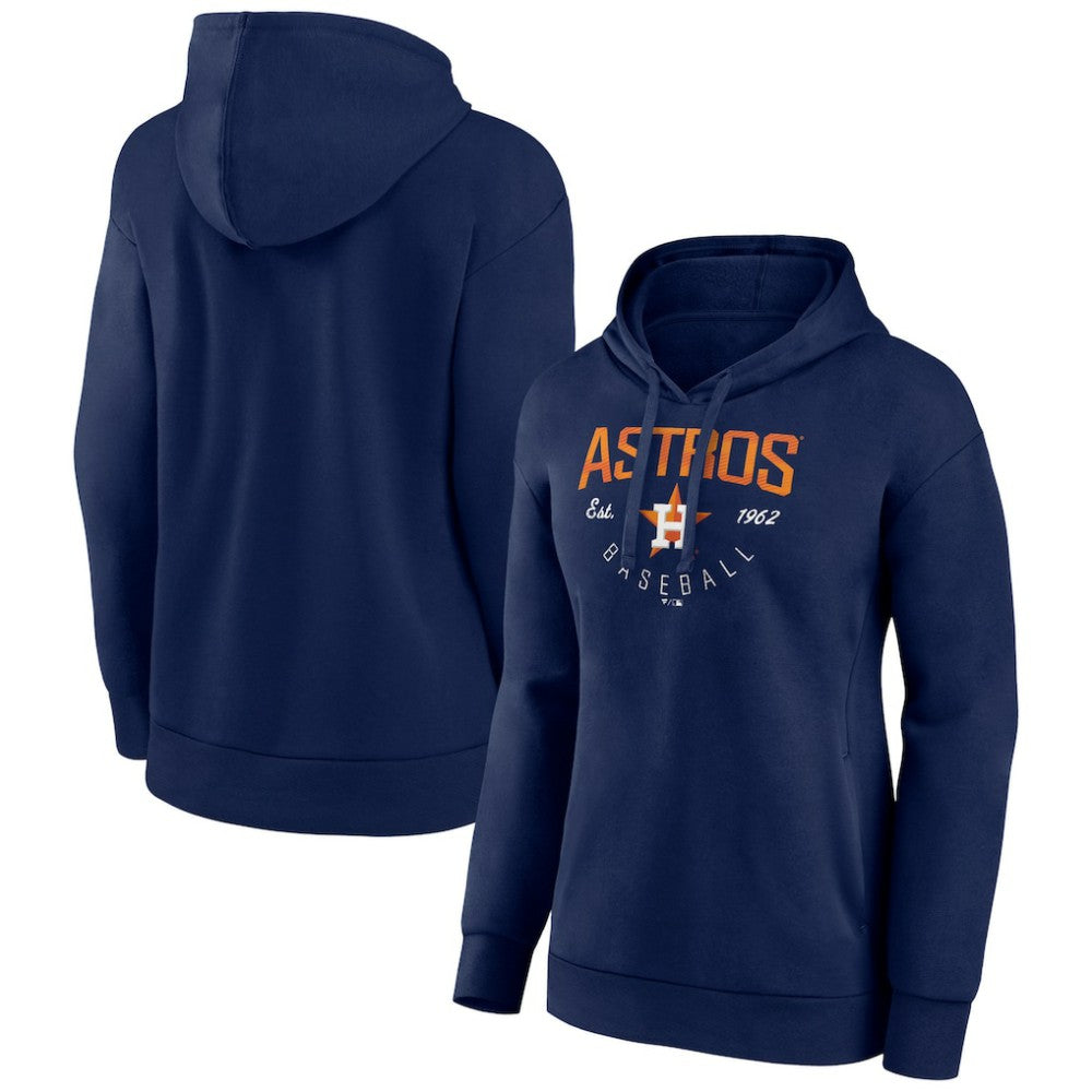 Houston Astros Women's Live For It Pullover Hoodie Navy