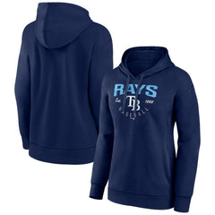 Tampa Bay Rays Women's Team Live For It Pullover Hoodie Navy