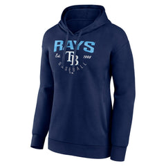 Tampa Bay Rays Women's Team Live For It Pullover Hoodie Navy