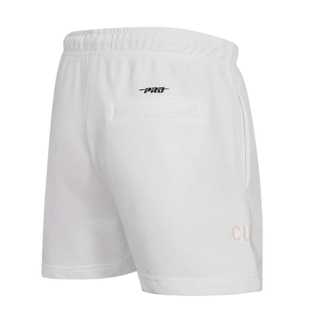 Chicago Cubs Pro Standard Women's Washed Neon Shorts White