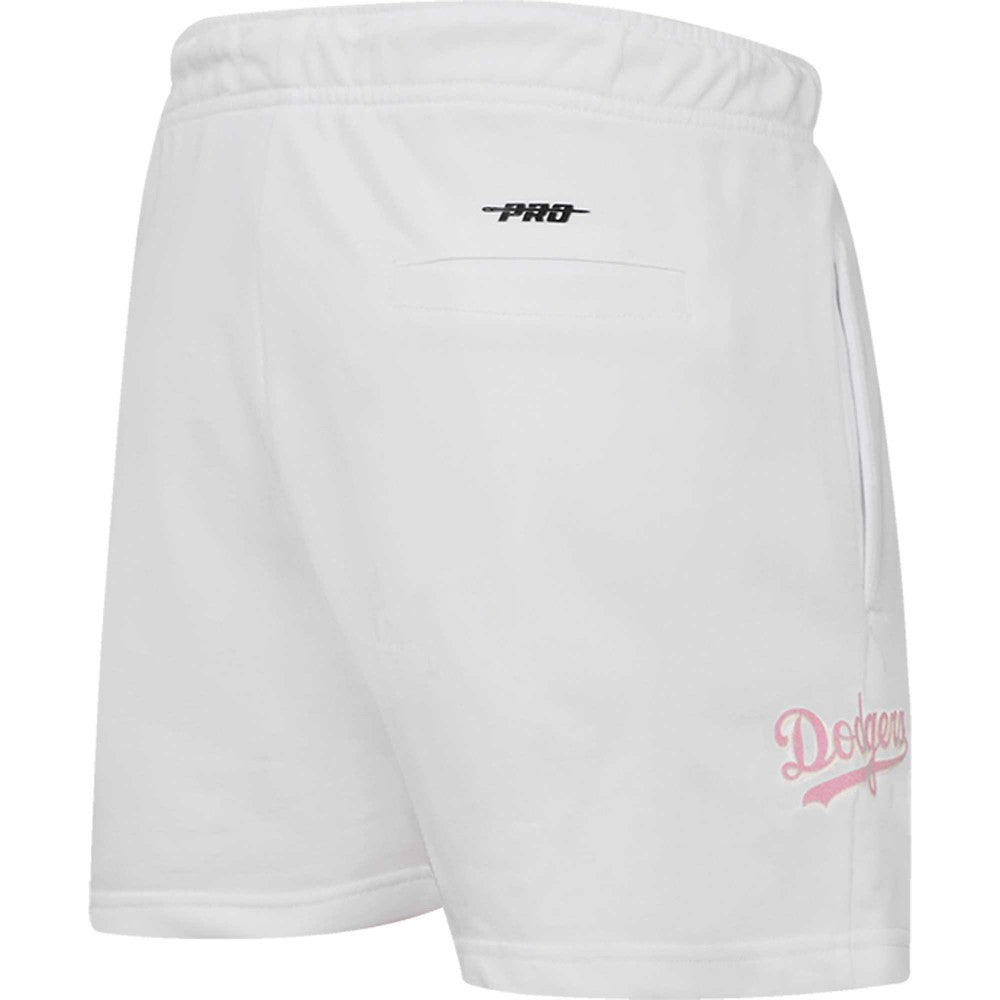 Los Angeles Dodgers Pro Standard Women's Washed Neon Shorts White