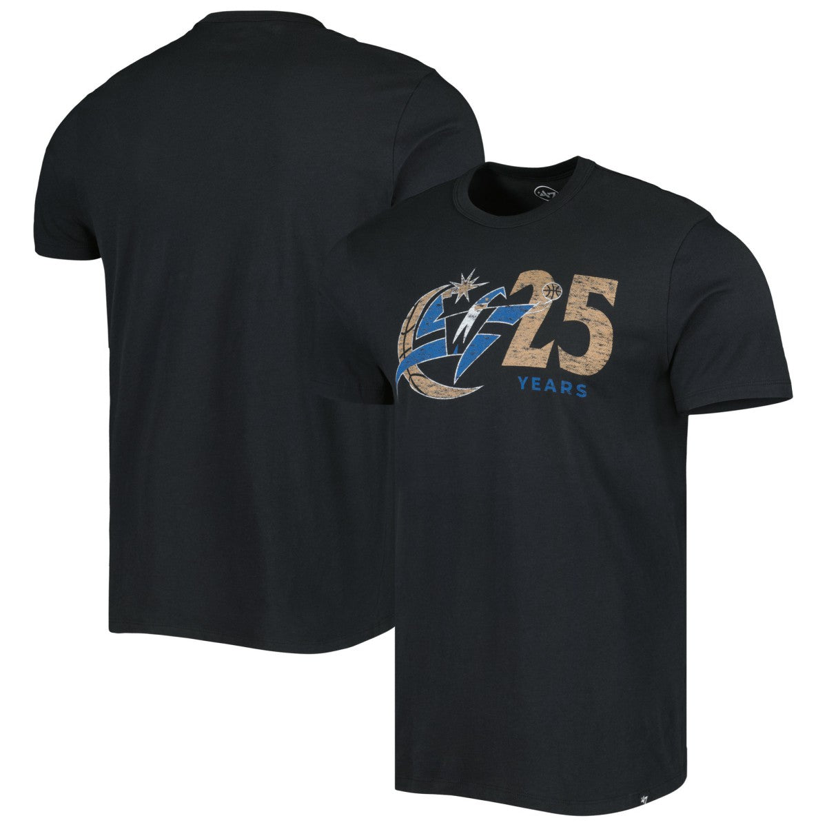 Washington Wizards '47 25th Anniversary T-Shirt - Black for sale