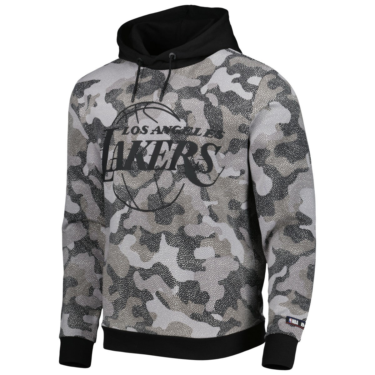 Los Angeles Lakers Hugo Boss x NBA Camo Pullover Hoodie - Black sale