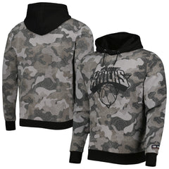 New York Knicks Hugo Boss Camo Pullover Hoodie - Black cheap