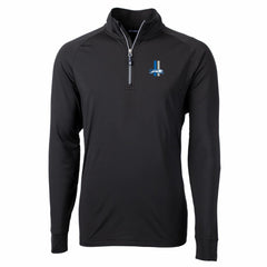 Detroit Lions Cutter & Buck Adapt Eco Knit Stretch Recycled Big & Tall Quarter-Zip Throwback Pullover Top - Black sale