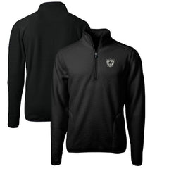 Las Vegas Raiders Cutter & Buck Cascade Eco Sherpa Fleece Big & Tall Quarter-Zip Throwback Jacket - Black online