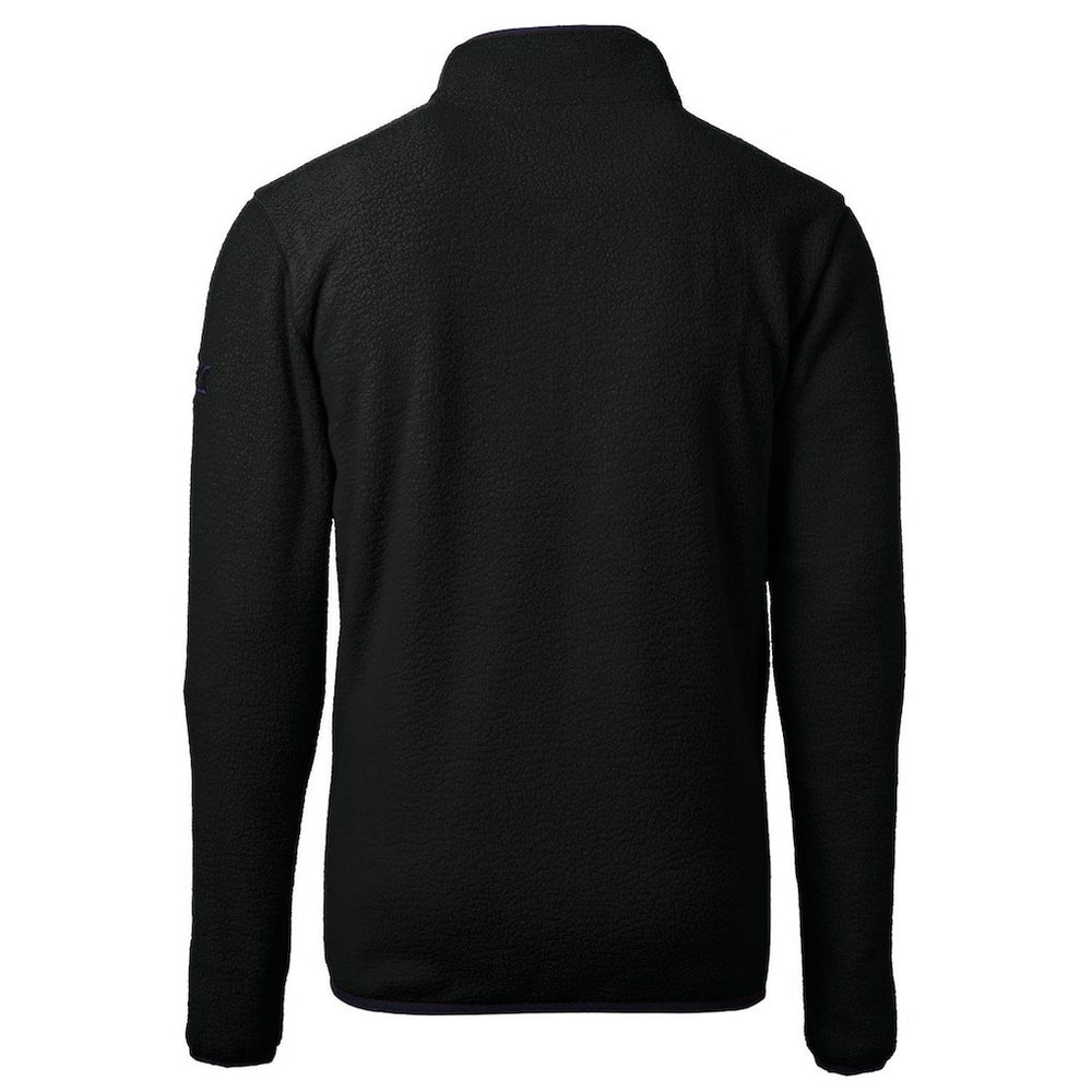 Las Vegas Raiders Cutter & Buck Cascade Eco Sherpa Fleece Big & Tall Quarter-Zip Throwback Jacket - Black online