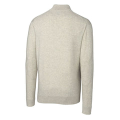 Cleveland Browns Cutter & Buck Throwback Logo Lakemont Tri-Blend Big & Tall Quarter-Zip Pullover Sweater - Oatmeal sale