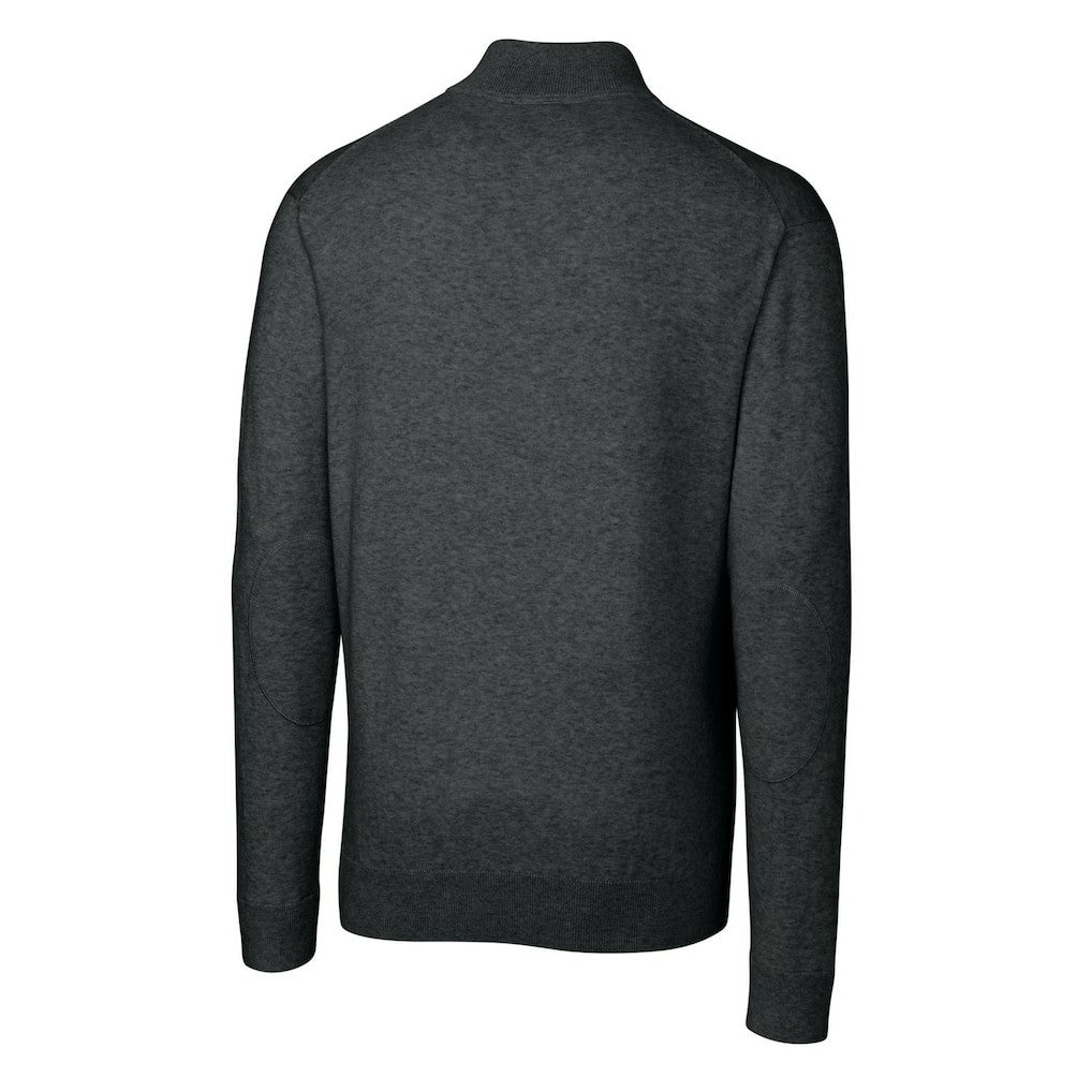 Indianapolis Colts Cutter & Buck Throwback Logo Lakemont Tri-Blend Big & Tall Quarter-Zip Pullover Sweater - Heather Charcoal discount
