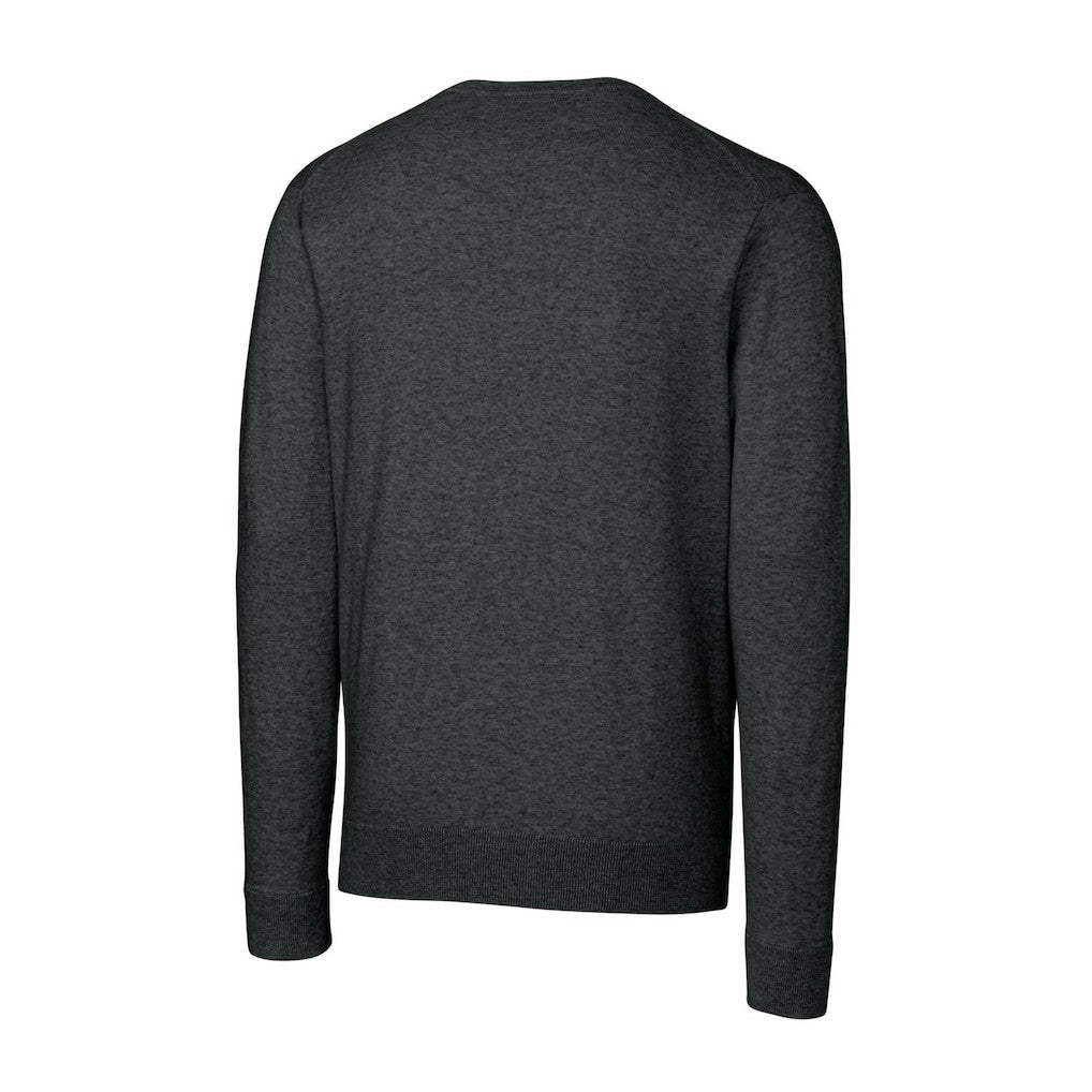 Buffalo Bills Cutter & Buck Throwback Logo Lakemont Tri-Blend Big & Tall V-Neck Pullover Sweater - Heather Charcoal for sale