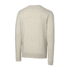 Miami Dolphins Cutter & Buck Throwback Logo Lakemont Tri-Blend Big & Tall V-Neck Pullover Sweater - Oatmeal on sale