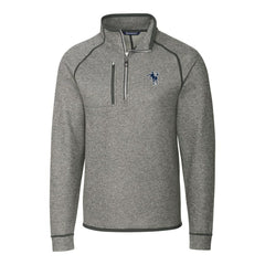Indianapolis Colts Cutter & Buck Mainsail Sweater-Knit Big & Tall Half-Zip Pullover Jacket - Heather Gray outlet