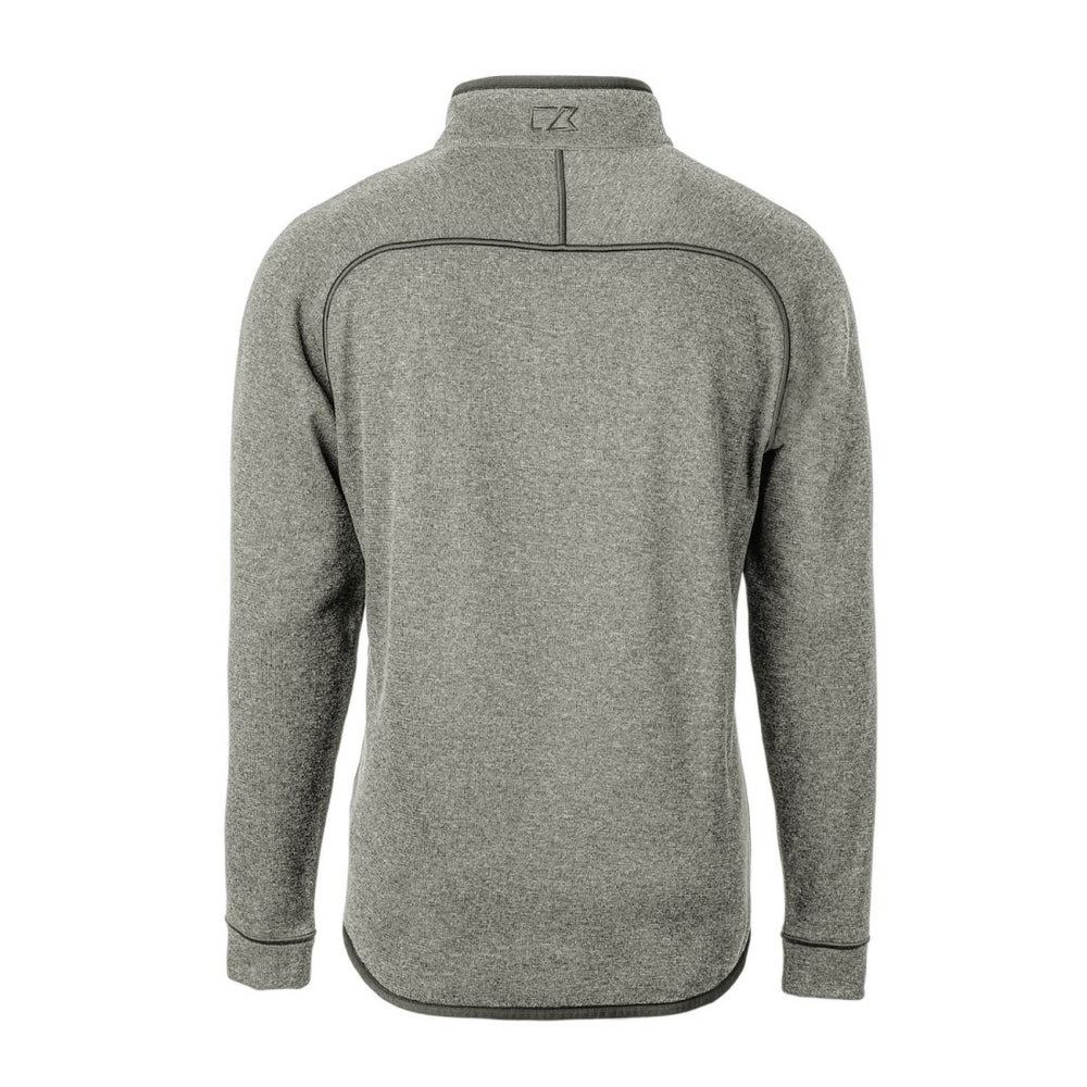 Detroit Lions Cutter & Buck Mainsail Sweater-Knit Big & Tall Half-Zip Pullover Jacket - Heather Gray cheap