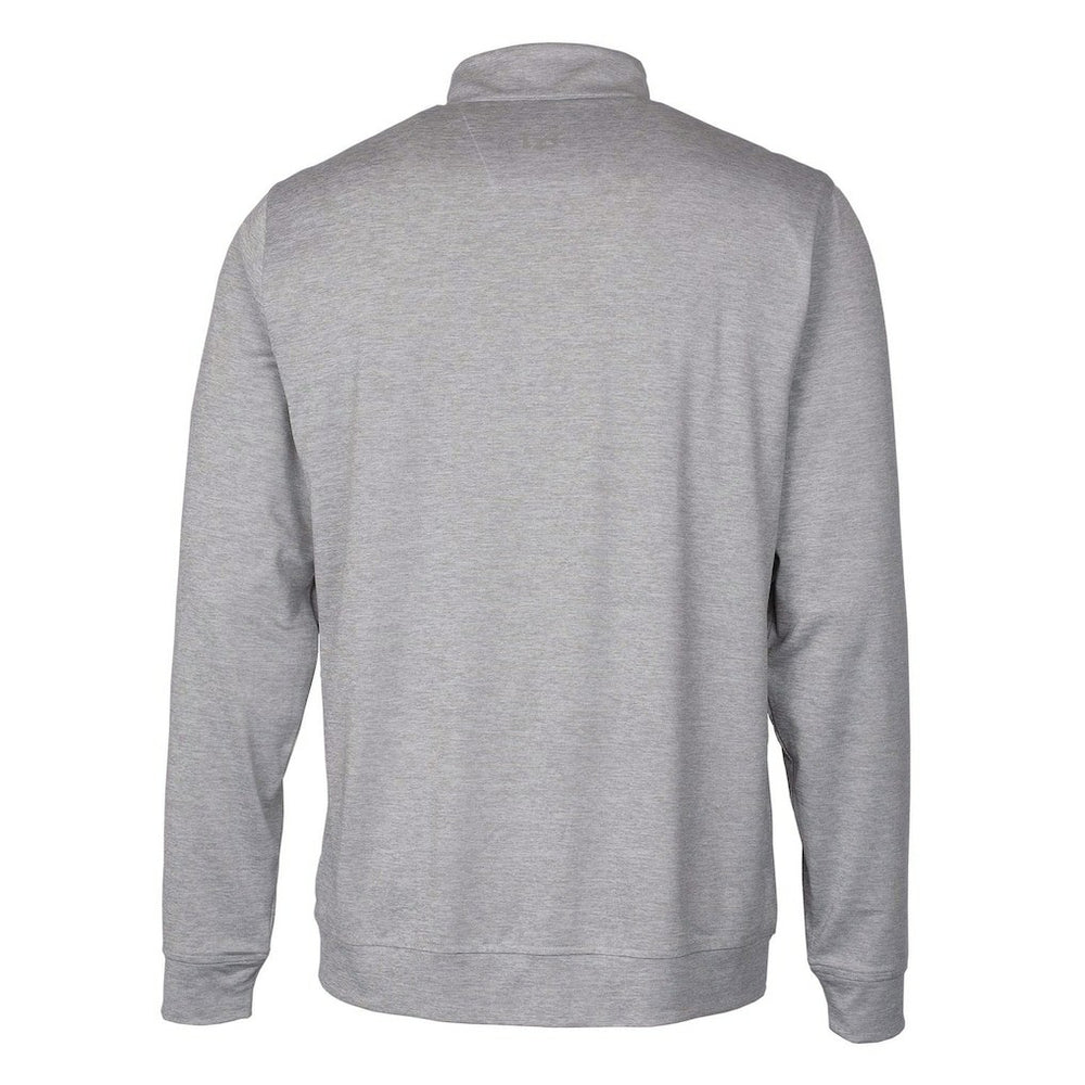 Cleveland Browns Cutter & Buck Stealth Heathered Big & Tall Throwback Logo Quarter-Zip Pullover Top - Gray online