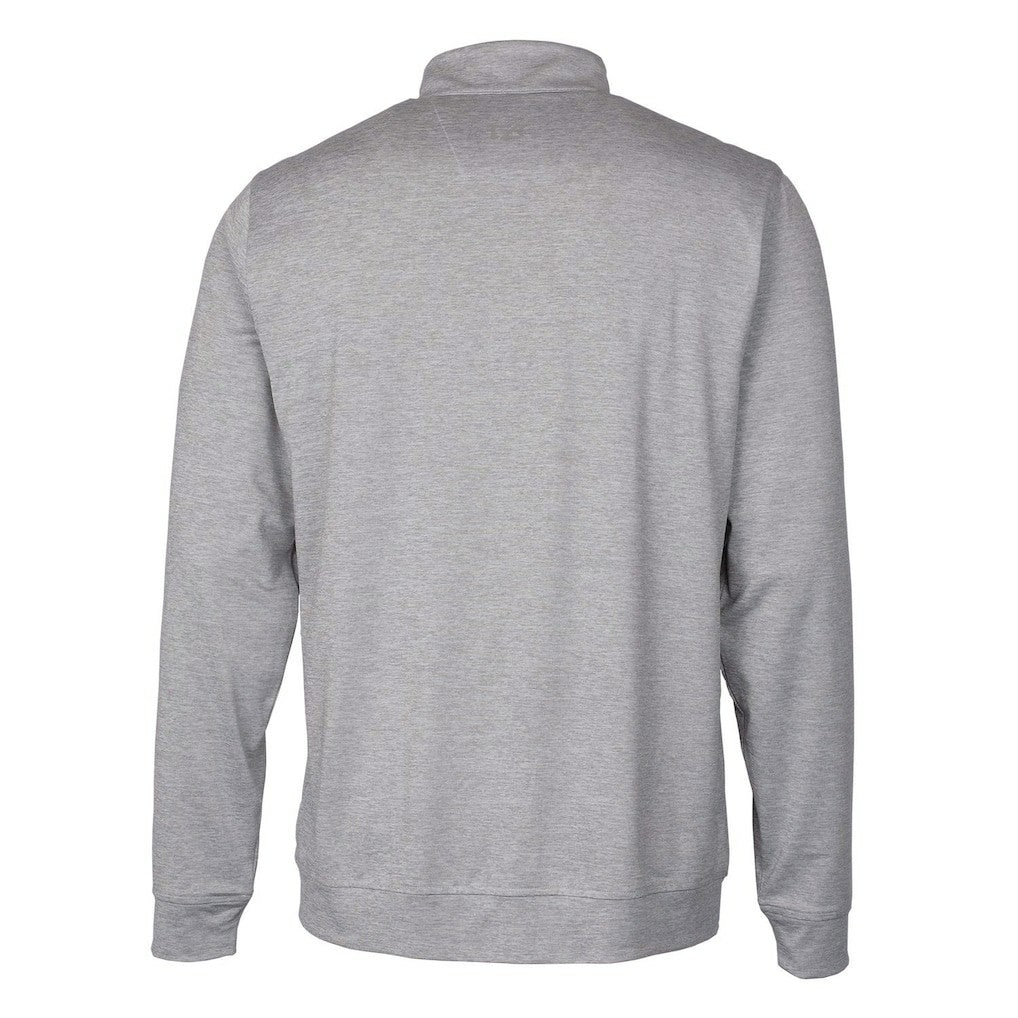 Atlanta Falcons Cutter & Buck Stealth Heathered Big & Tall Throwback Logo Quarter-Zip Pullover Top - Gray discount
